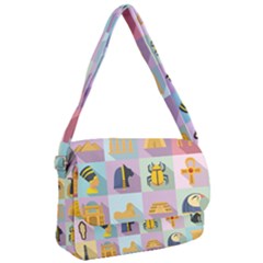 Egypt-icons-set-flat-style Courier Bag by Salman4z