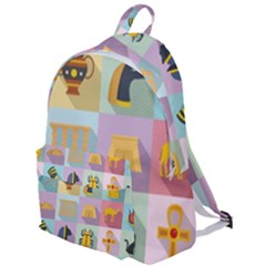 Egypt-icons-set-flat-style The Plain Backpack by Salman4z