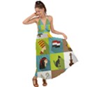 Egypt-travel-items-icons-set-flat-style Backless Maxi Beach Dress View1