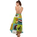 Egypt-travel-items-icons-set-flat-style Backless Maxi Beach Dress View2