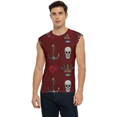 Tattoo-old-school-background-pattern Men s Raglan Cap Sleeve Tee by Salman4z