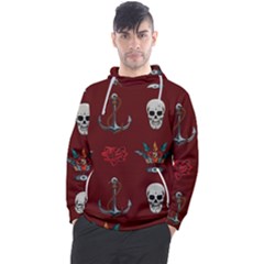 Tattoo-old-school-background-pattern Men s Pullover Hoodie by Salman4z