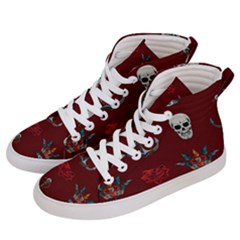 Tattoo-old-school-background-pattern Men s Hi-top Skate Sneakers by Salman4z