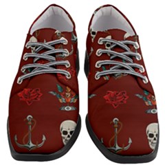 Tattoo-old-school-background-pattern Women Heeled Oxford Shoes by Salman4z