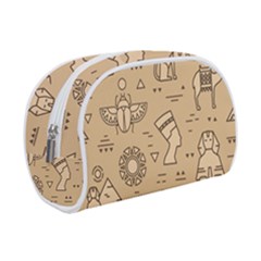 Egyptian-seamless-pattern-symbols-landmarks-signs-egypt Make Up Case (small) by Salman4z