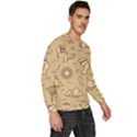 Egyptian-seamless-pattern-symbols-landmarks-signs-egypt Men s Fleece Sweatshirt View3