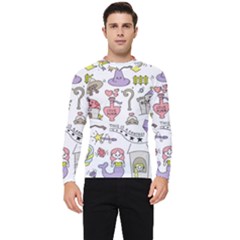 Fantasy-things-doodle-style-vector-illustration Men s Long Sleeve Rash Guard by Salman4z