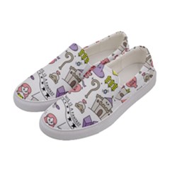 Fantasy-things-doodle-style-vector-illustration Women s Canvas Slip Ons by Salman4z