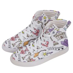 Fantasy-things-doodle-style-vector-illustration Women s Hi-top Skate Sneakers by Salman4z