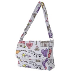 Fantasy-things-doodle-style-vector-illustration Full Print Messenger Bag (s) by Salman4z