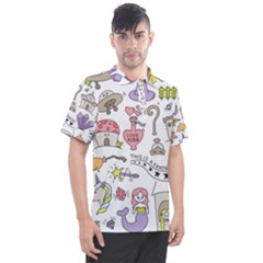 Fantasy-things-doodle-style-vector-illustration Men s Polo Tee by Salman4z