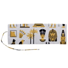 Egypt-symbols-decorative-icons-set Roll Up Canvas Pencil Holder (m) by Salman4z