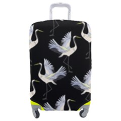 Crane Pattern Luggage Cover (medium)