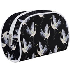 Crane Pattern Make Up Case (Large)