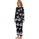 Crane Pattern Womens  Long Sleeve Lightweight Pajamas Set View2