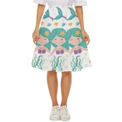 Set-cute-mermaid-seaweeds-marine-inhabitants Classic Short Skirt by Salman4z