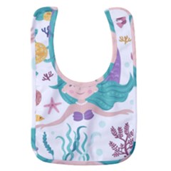 Set-cute-mermaid-seaweeds-marine-inhabitants Baby Bib by Salman4z