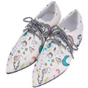 Unicorns-rainbows-seamless-pattern Pointed Oxford Shoes View2