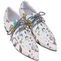 Unicorns-rainbows-seamless-pattern Pointed Oxford Shoes View3