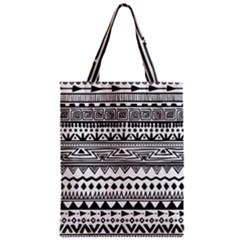 Boho-style-pattern Zipper Classic Tote Bag by Salman4z