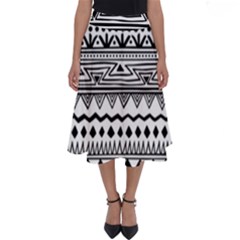 Boho-style-pattern Perfect Length Midi Skirt by Salman4z