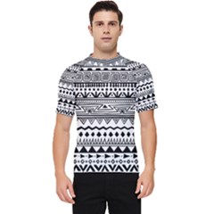 Boho-style-pattern Men s Short Sleeve Rash Guard by Salman4z