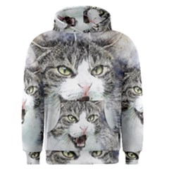 Cat Pet Art Abstract Watercolor Men s Core Hoodie