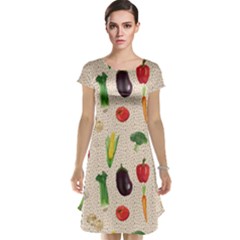 Vegetables Cap Sleeve Nightdress by SychEva