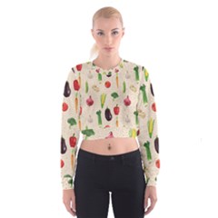 Vegetables Cropped Sweatshirt