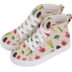 Vegetables Kids  Hi-top Skate Sneakers by SychEva