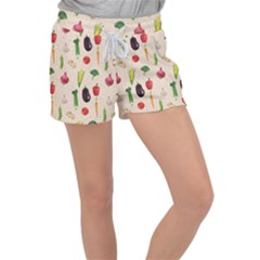 Vegetables Women s Velour Lounge Shorts by SychEva