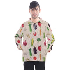 Vegetables Men s Half Zip Pullover by SychEva