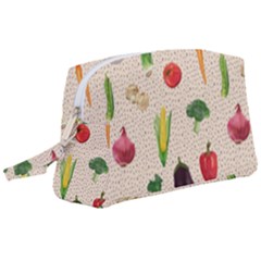 Vegetables Wristlet Pouch Bag (large) by SychEva