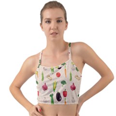 Vegetables Mini Tank Bikini Top by SychEva