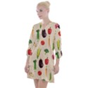 Vegetables Open Neck Shift Dress View1