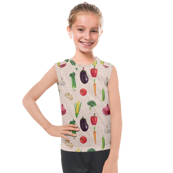 Vegetables Kids  Mesh Tank Top