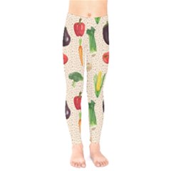 Vegetables Kids  Classic Winter Leggings by SychEva