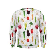 Vegetable Kids  Sweatshirt by SychEva