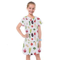 Vegetable Kids  Drop Waist Dress by SychEva