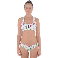 Vegetable Cross Back Hipster Bikini Set by SychEva