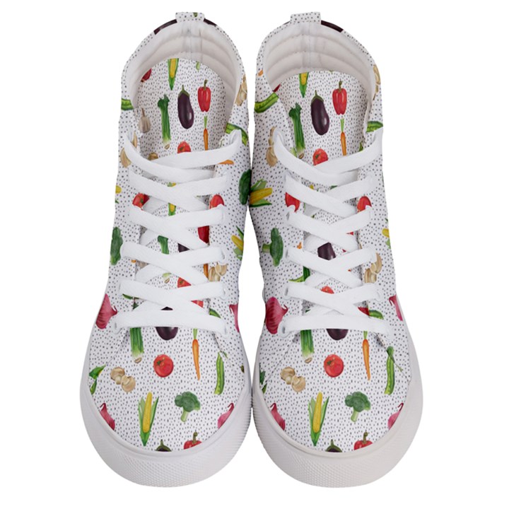 Vegetable Women s Hi-Top Skate Sneakers