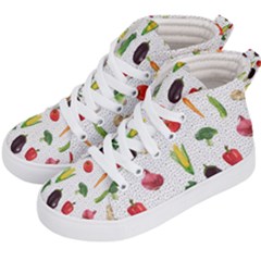 Vegetable Kids  Hi-top Skate Sneakers by SychEva