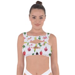 Vegetable Bandaged Up Bikini Top by SychEva