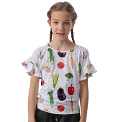 Vegetable Kids  Cut Out Flutter Sleeves by SychEva