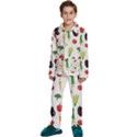 Vegetable Kids  Long Sleeve Velvet Pajamas Set View1