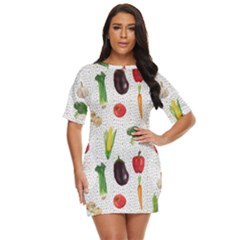 Vegetable Just Threw It On Dress by SychEva