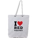 I love red velvet Full Print Rope Handle Tote (Large) View1