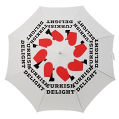 I Love Turkish Delight Straight Umbrellas by ilovewhateva