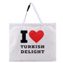 I love Turkish delight Zipper Large Tote Bag View1