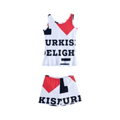 I Love Turkish Delight Kids  Boyleg Swimsuit by ilovewhateva